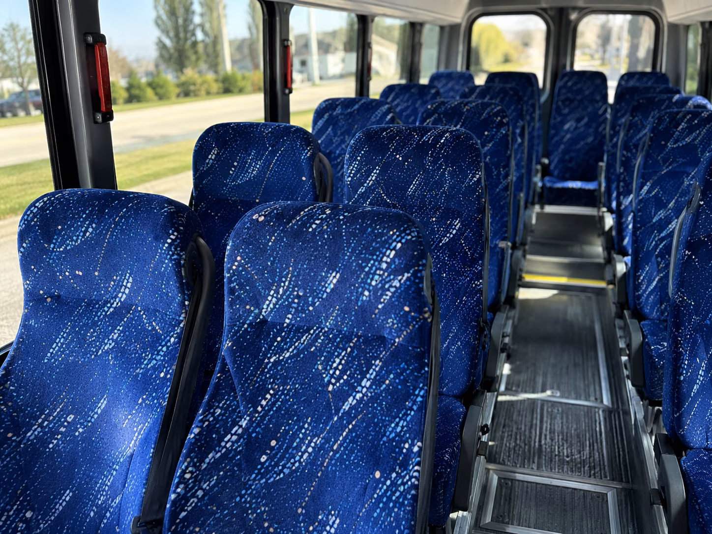 berkeley 15 passenger minibus interior