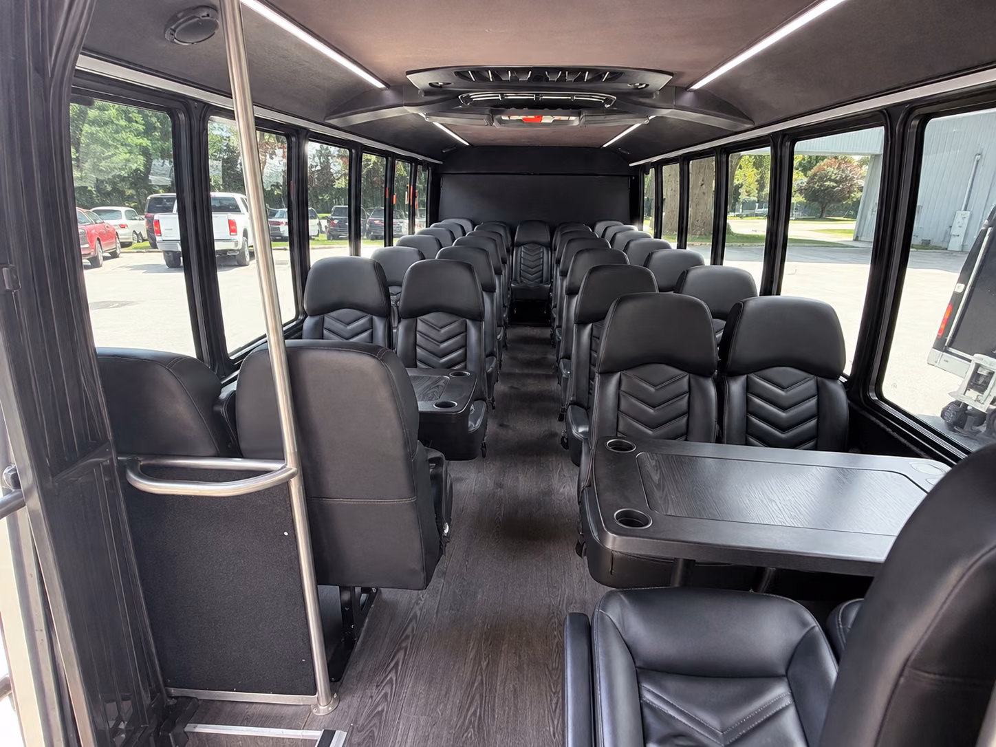 berkeley 18 passenger minibus interior