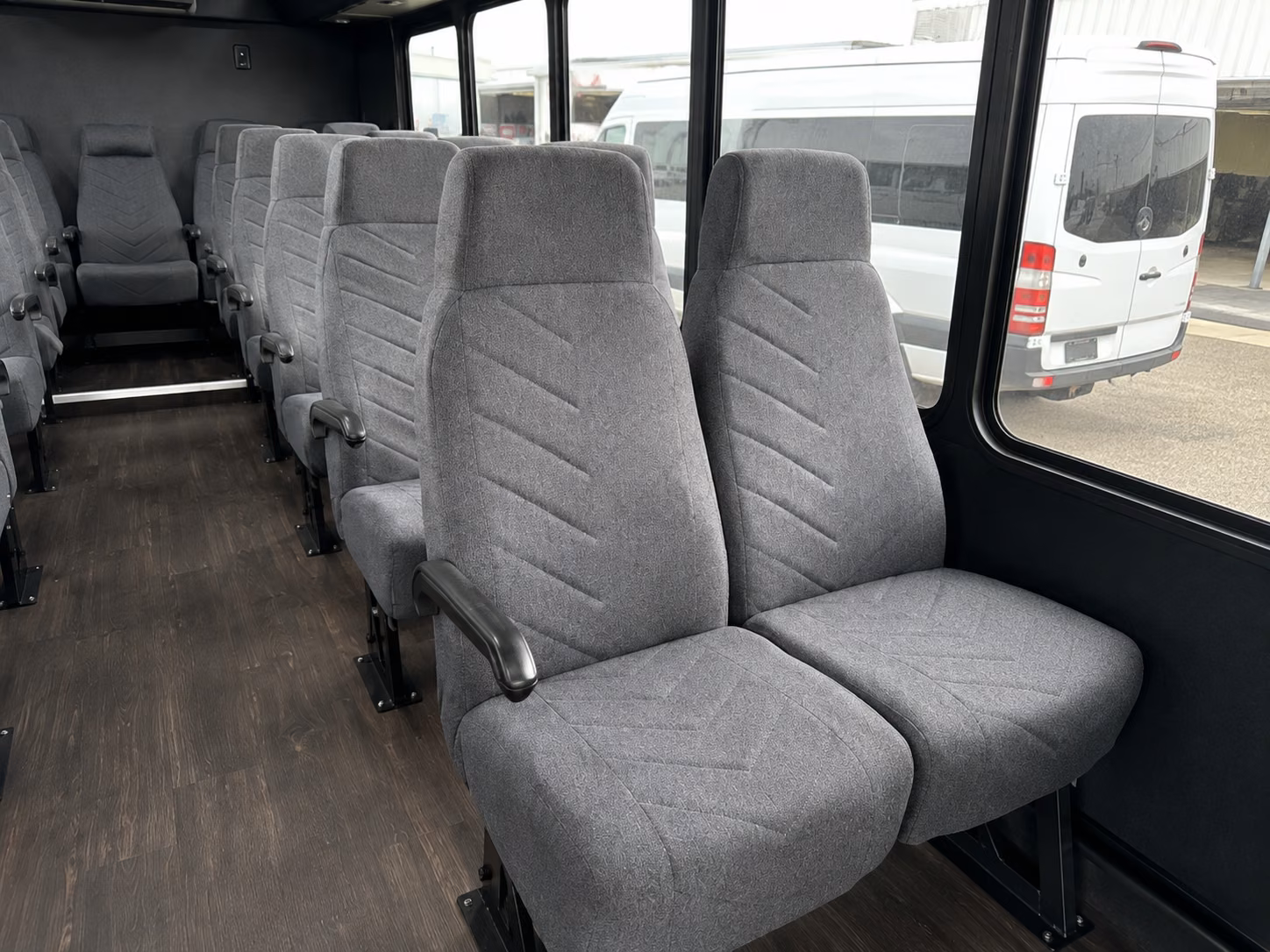 berkeley 20 passenger minibus inside