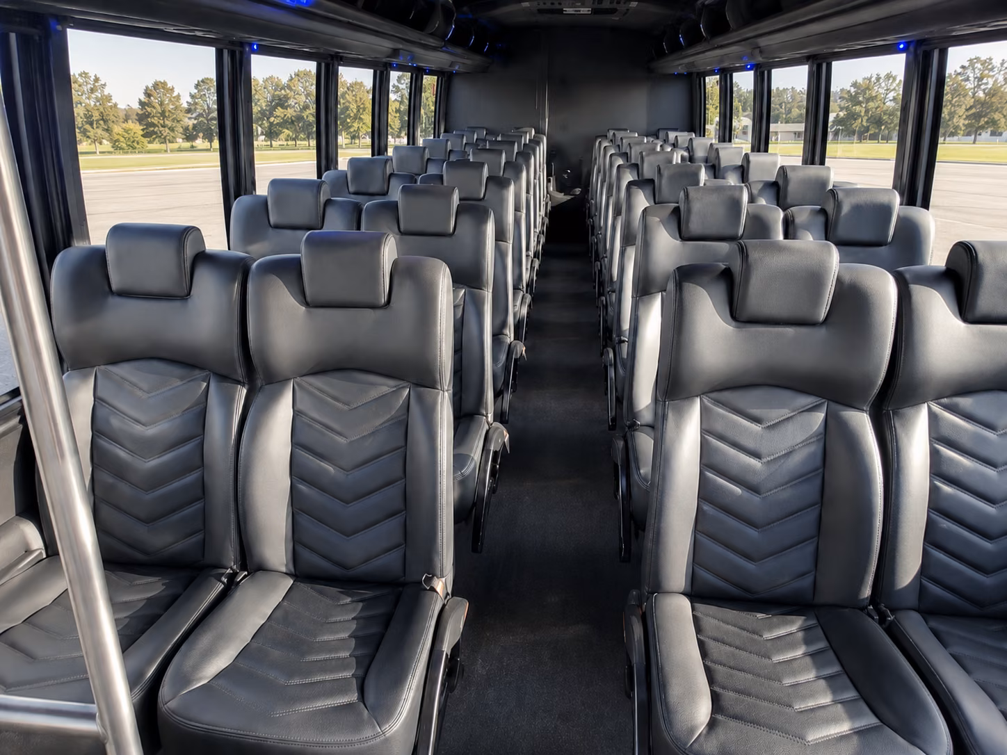 berkeley 20 passenger minibus interior