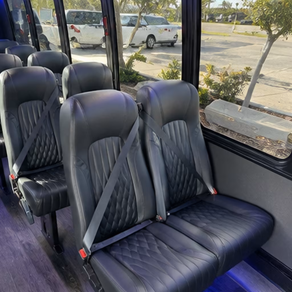 berkeley 25 passenger minibus interior