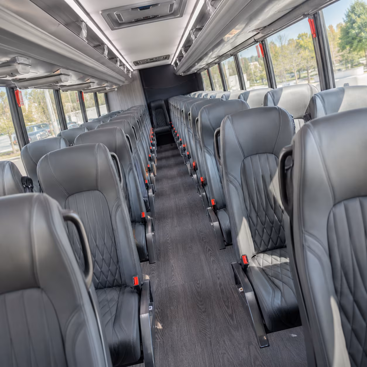berkeley 28 passenger minibus inside