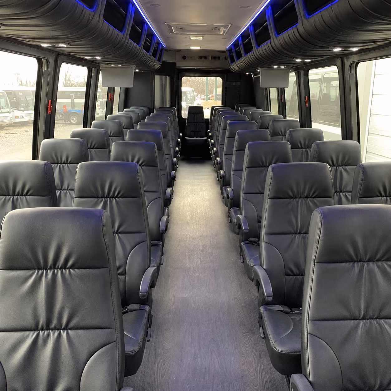 berkeley 30 passenger minibus interior