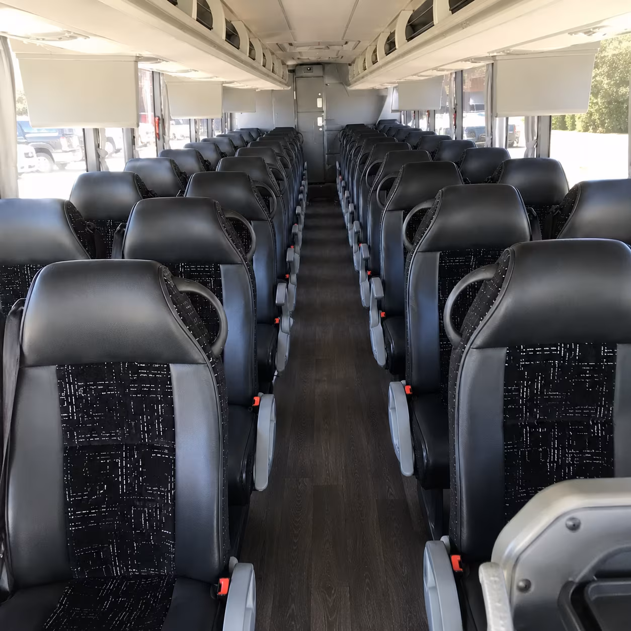 berkeley 56 passenger charter bus interior