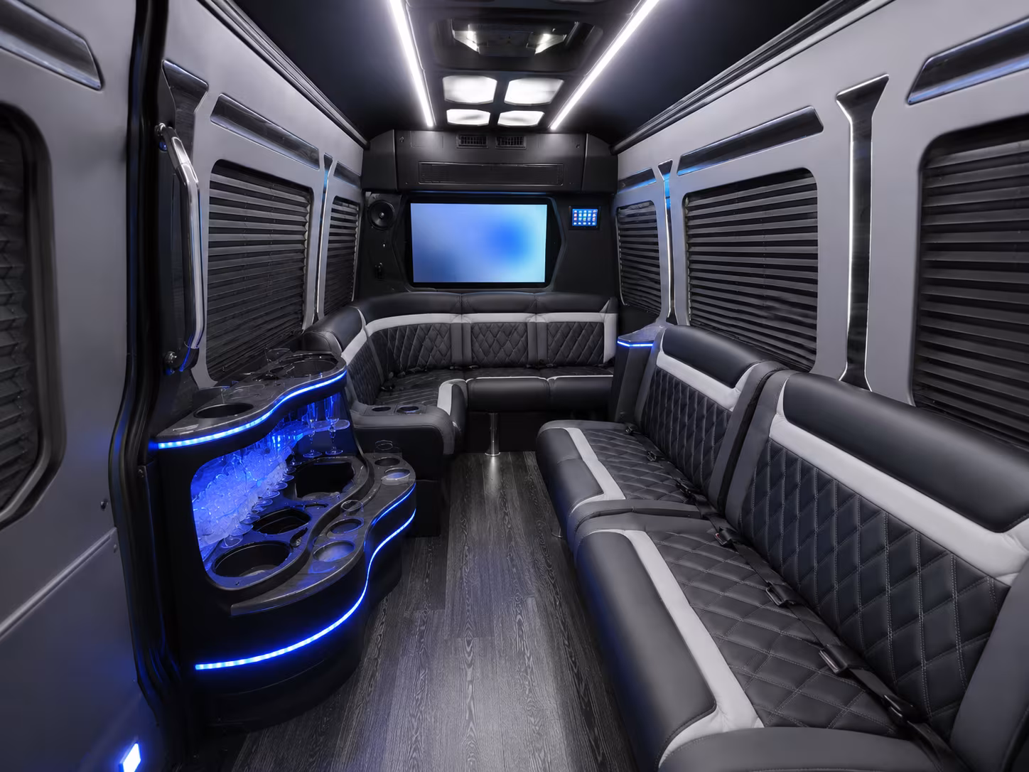 berkeley sprinter limousine interior
