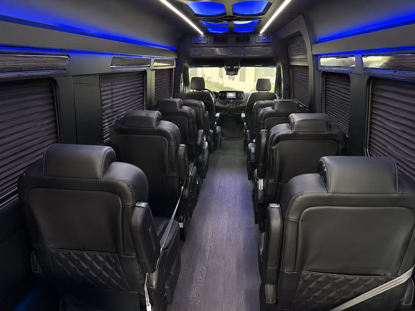 berkeley sprinter van with driver inside