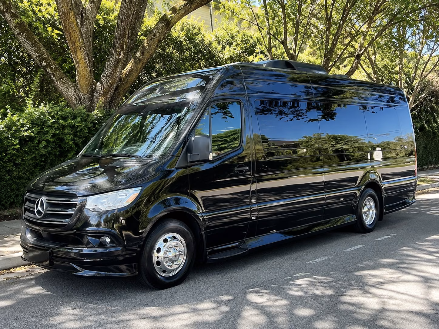 berkeley sprinter van with driver